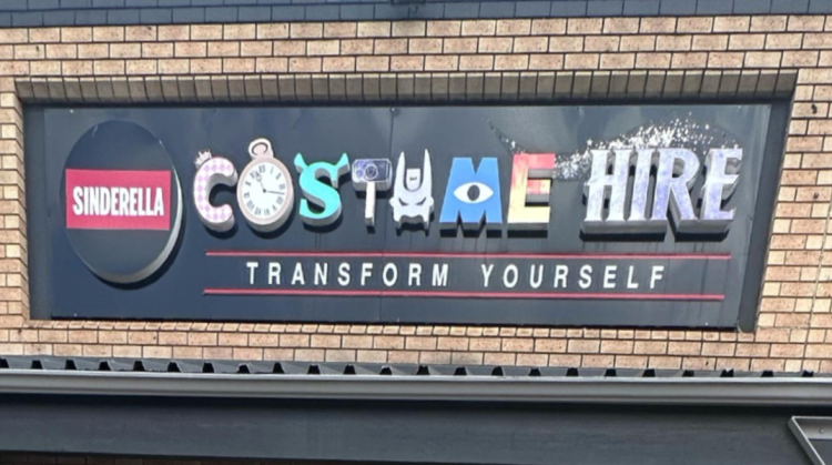 Sinderella Costume Hire