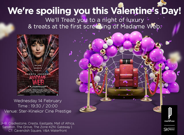 Madame Web Valentine’s Day Cine Prestige Pre-Screening – Bookings Open
